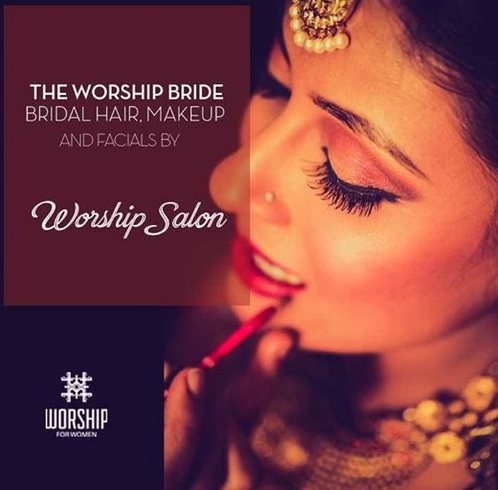 bridal makeup by worshipsalon